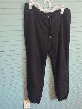 Tommy Hilfiger Women’s Black Drawstring Jogger Sweatpants